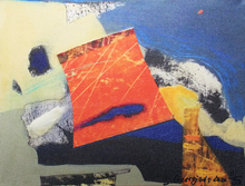 Load image into Gallery viewer, "Same Place, Different Time" Originial Print on Canvas, signed by the artist and certificated with COA; 1/50pcs.