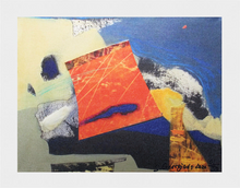 Load image into Gallery viewer, "Same Place, Different Time" Print on Canvas, signed by the artist & COA; framed in White Wooden Frame, available in two sizes 30x40cm & 45x60cm