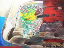 Load image into Gallery viewer, "Eclectic Bites" Original Print on Canvas, signed by the artist and certificated with COA; 1/50pcs.