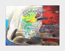 Load image into Gallery viewer, "Eclectic Bites" Print on Canvas in White Wooden Frame; Signed by the Artist, with COA; available in two sizes 30x40cm & 45x60cm