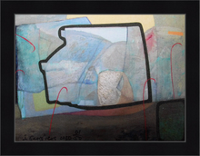 Load image into Gallery viewer, "Foreigner Sight" Print on Canvas in Black Wooden Frame; signed by the artist, with COA; available in two sizes 30x40cm & 45x60cm