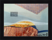 Load image into Gallery viewer, "Waiting at Millport" Canvas Print in a Black Wooden Frame. Signed by the Artist and Certificated with COA. Available in two sizes: 30/40cm and 45/60cm. 1/50 pcs