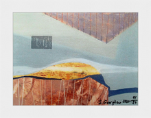 Load image into Gallery viewer, "Waiting at Millport" Canvas Print in a White Wooden Frame. Signed by the Artist and Certificated with COA. Available in two sizes: 30/40cm and 45/60cm. 1/50 pcs