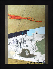 Load image into Gallery viewer, "Magician Hat" Print on Canvas in Black Wooden Frame; signed by the artist, with COA; available in two sizes 30x40cm & 45x60cm