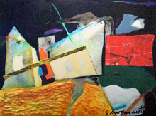 Bild in Galerie-Viewer laden, "Home At Night" Original Print on Canvas; Signed by the Artist, with COA; 1/50pcs.