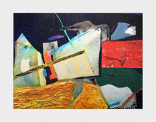 Bild in Galerie-Viewer laden, "Home At Night" Print on Canvas in White Wooden Frame; signed by the artist, with COA; available in two sizes 30x40cm & 45x60cm