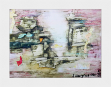 Load image into Gallery viewer, "Sea In The Morning" Print on Canvas in a White Wooden Frame; signed by the artist, with COA; available in two sizes 30x40cm & 45x60cm