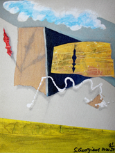 Load image into Gallery viewer, Original "Scottish Key" Print on Canvas, lacquered and Signed by the artist. With Certificate of Authenticity. 1/50pcs