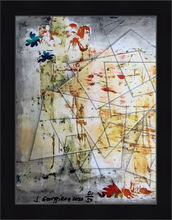 Load image into Gallery viewer, Original "Sunset" Canvas Print in a Black Wooden Frame. Varnished and Signed by the Artist. Available in two sizes: 30/40cm and 45/60cm. 1/50 pcs