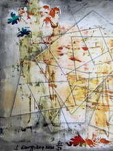 Load image into Gallery viewer, "Sunset" Print on Canvas, Signed by the Artist and certificated with Certificate of Authenticity (COA); Wooden Framed in two sizes, 30/40cm and 45/60cm