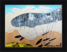 Load image into Gallery viewer, "Scottish Tale" Canvas Print, 1/50 pcs. Black Wooden Frame. Signed by the Artist and Certificated with COA. Available in two sizes: 30/40cm and 45/60cm.