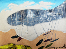 Load image into Gallery viewer, Original "Scottish Tale" Print on Canvas, varnished and Signed by the Artist. With Certificate of Authenticity. 1/50pcs