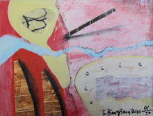 Load image into Gallery viewer, "Windy Day" Original Print on Canvas; signed by the artist and certificated with COA; 1/50pcs.