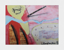 Load image into Gallery viewer, "Windy Day" Print on Canvas in a White Wooden Frame; signed by the artist, with COA; available in two sizes 30x40cm & 45x60cm