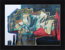 Bild in Galerie-Viewer laden, &quot;Postmodern&quot; Print on Canvas in a Black Wooden Frame; signed by the artist, with COA; available in two sizes 30x40cm &amp; 45x60cm

